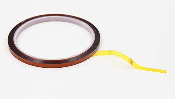 5pcs Polyimide Film Adhesive Tape, Heat Resistant Tape, Kapton