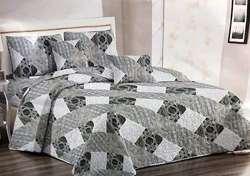 King Size Bedspread Six Pieces One Set, King Size Bedspread In Cm