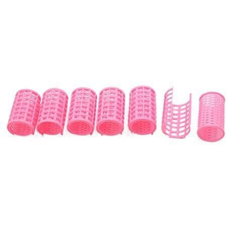 Shop Dealmux 6 Pcs Pink Plastic Diy Home Salon Hair Curlers Clips Roller |  Dragon Mart UAE