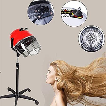 Shop Wphy Hair Bonnet Dryer Stand, Hair Dryer Rolling Wheels Stand Up Salon  | Dragon Mart UAE