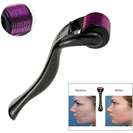 Shop My'S Beauty Hair Growth Microneedle Derma Roller 540 Titanium Healthy  Care Face | Dragon Mart UAE