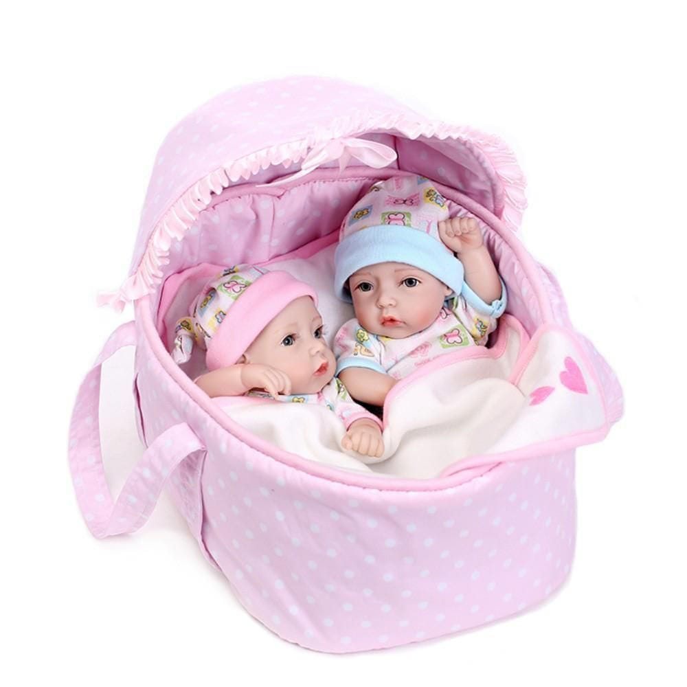Shop Generic Reborn Baby Doll Twins Full Silicone Princess Doll