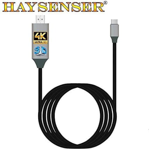 Shop Haysenser HAYSENSER USB C to HDMI Cable 4K USB C to HDMI Adapter Cable Compatible for Macbook Pro,Samsung Note 9 S9 S8 Note 8,Huawei Mate Pro,Google Chromebook