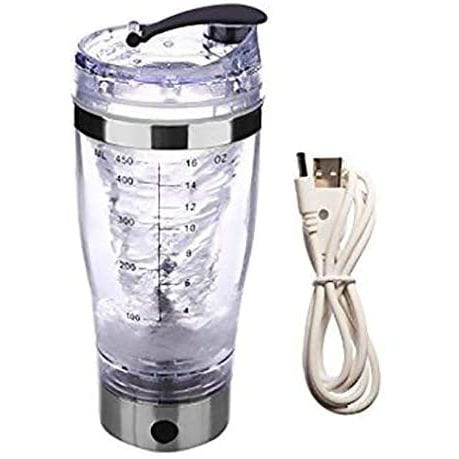 600ML Electric Mug Portable Protein Shaker Bottle Automatic Mixing