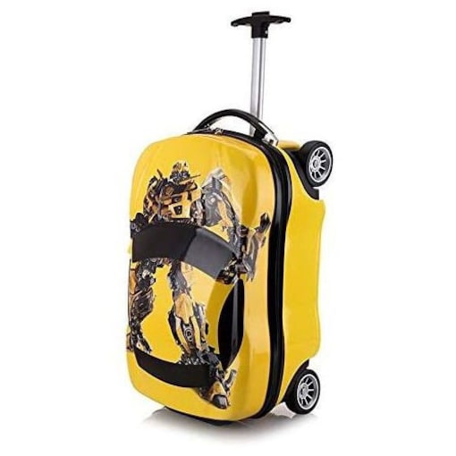 Shop Generic Car Design Travel Luggage Trolley Bag, Yellow