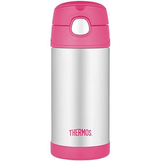  THERMOS FUNTAINER 12 Ounce Stainless Steel Vacuum Insulated  Kids Straw Bottle, Barbie: Home & Kitchen