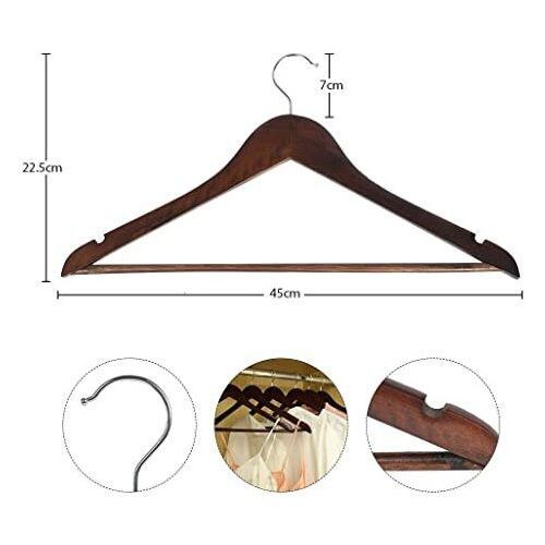 Flocked Velvet Trouser Bar Hangers - 45cm