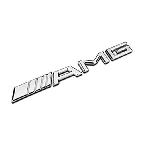 Shop Generic 3D Car Logo Sticker Emblem Badge For Mercedes Amg