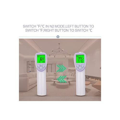 JUMPER InfraredThermometer for Forehead and Ear, Digital Thermometer with  Fever Alarm, Instant Accurate Reading for Kids and Adults（Green） price in  UAE,  UAE