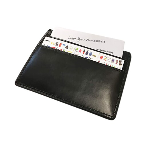 Strong Magnets! - Black Leather New Magnetic Money Clip