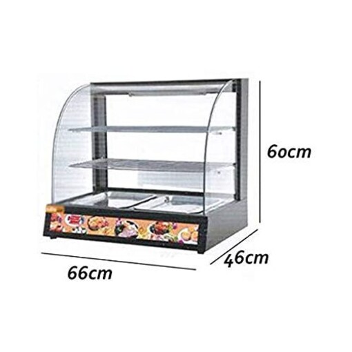 Buy Wholesale China Commercial Electric Glass Food Warmer Showcase &  Commercial Electric Glass Food Warmer Showcase