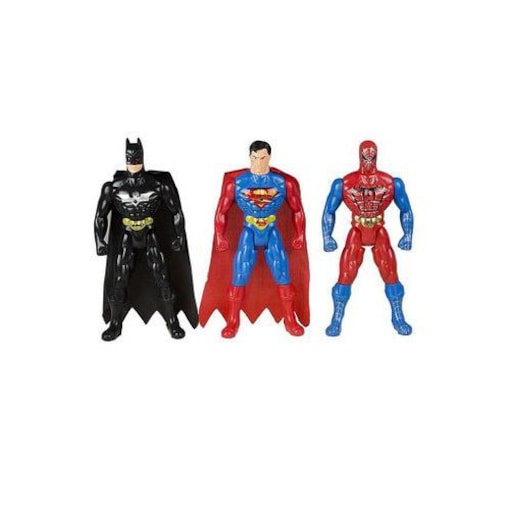 Shop Generic 3-Piece Spiderman Superman Batman Action Figures Set | Dragon  Mart UAE