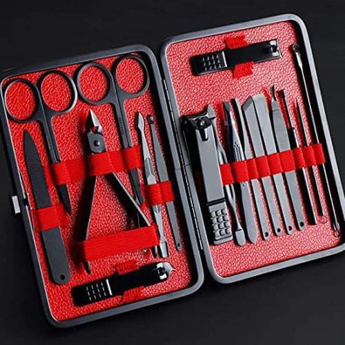 Manicure Set Professional Nail Clippers Kit Pedicure Care Tools Stainless  Steel Women Grooming Kit 18PCS for Travel or Home - China Nail Tools and  Manicure Set price | Made-in-China.com