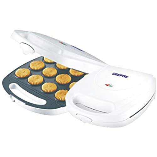 Buy Geepas 12Pcs Piece Cake & Pie Maker 1400W - Non-Stick Plates, Power &  Ready Light Indicators Online in UAE - Wigme