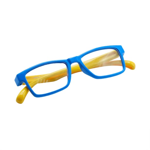 Shop Chic Optic Glasses Kids, Blue Yellow | Mart UAE