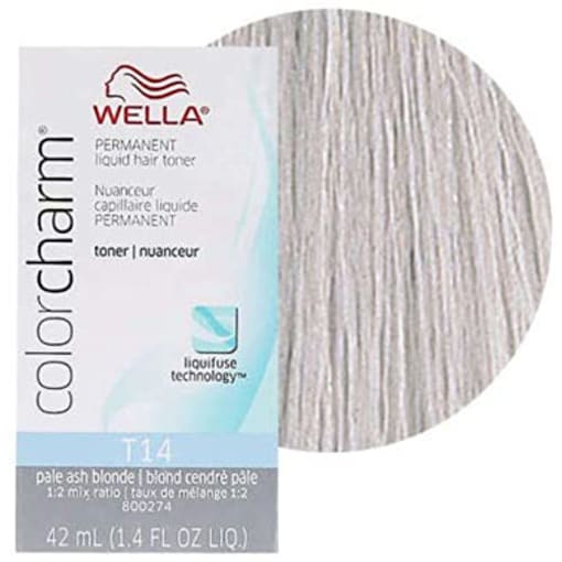 Shop Generic Dorliona Wella Color Charm Liquid Hair Dye Toner, T14 Pale Ash  Blonde | Dragon Mart UAE