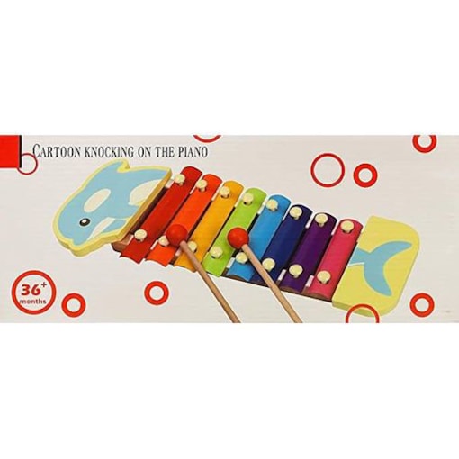 Buy Online Xylophone with Dolphin Wood Cartoon in UAE 