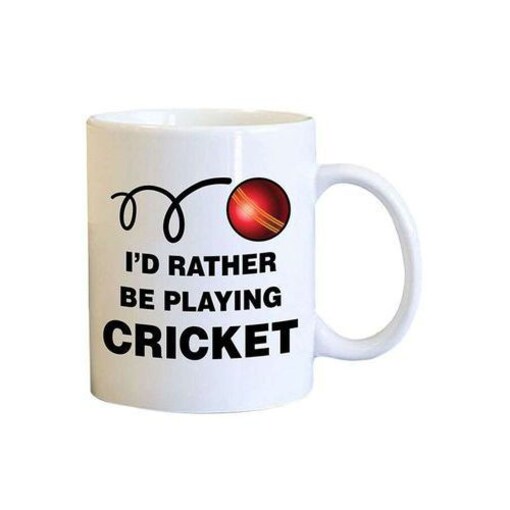 Shop Generic Cricket Funny Quote Printed Coffee Mug | Dragon Mart UAE