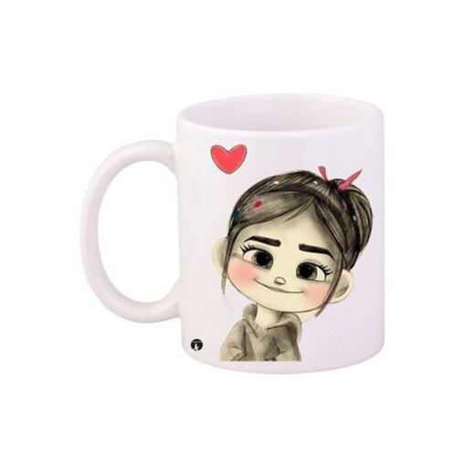 Shop Bp BP Anime Girl Printed Coffee Mug 4793, 312g - White | Dragon Mart  UAE
