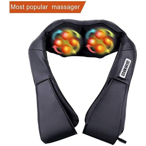 Shiatsu Back and Neck Massager with Heat, Electric Deep Tissue 3D Kneading  Massa