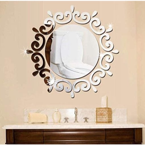 Shop Generic Acrylic 3D Decorative Wall Sticker Mirror