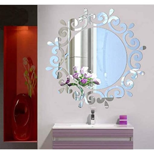 Shop Generic Acrylic 3D Removable Decorative Wall Sticker Mirror