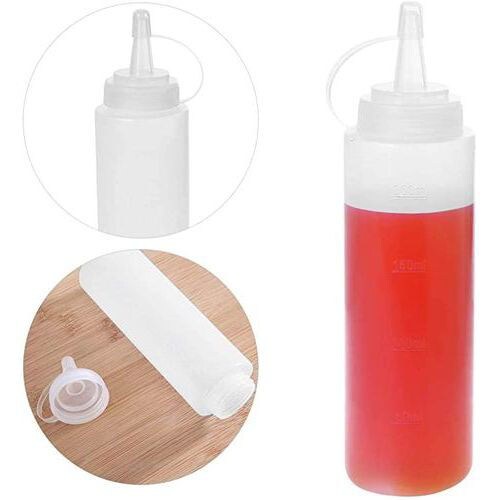 Shop Fufu FUFU Upkoch Plastic Squeeze Bottles with Lid Cap - 200ml, Pack of  5