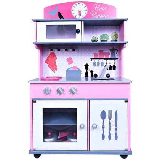 Shop Generic Bright Wooden Pretend Play Toy Kitchen Set For Kids