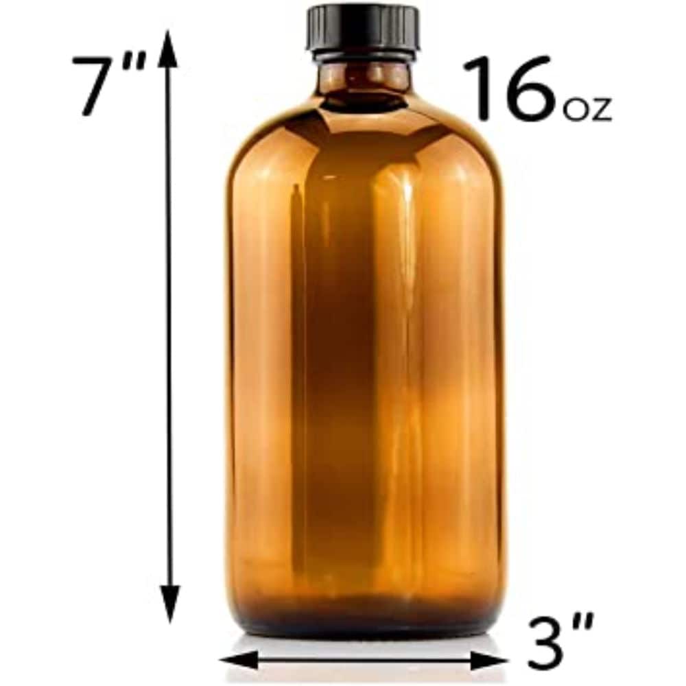 Shop Fufu FUFU Amber Glass Bottles, 250ml, 2Pcs