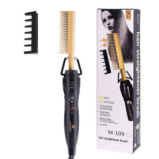 Shop Generic Tenghoda Professional Hair Straightener Comb Brush | Dragon  Mart UAE