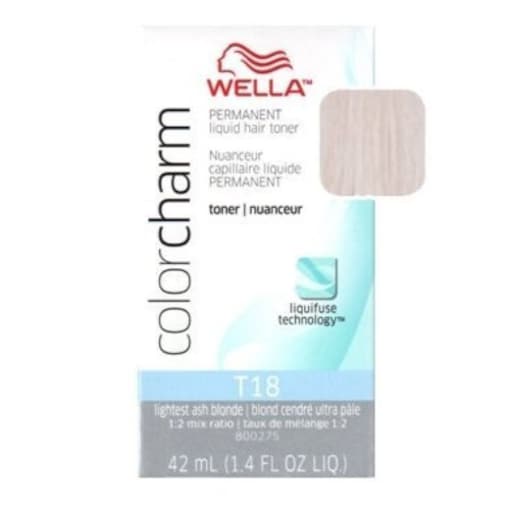Buy Online Wella Color Charm Permanent Liquid Hair Toner, T18, 42 ML  (Limited Edition) in UAE 