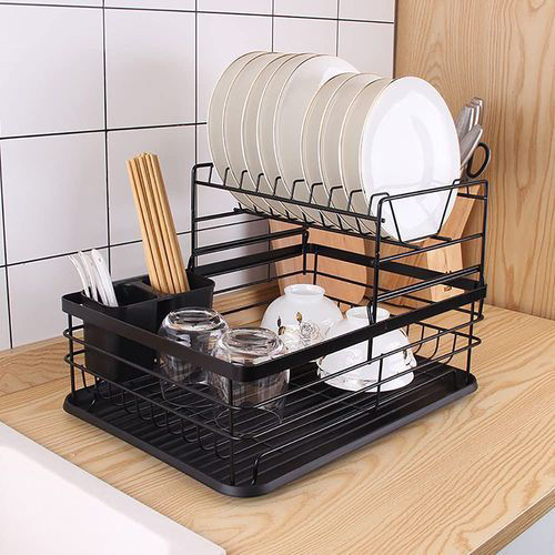 Detachable Stable Metal Wire Dish Drainer Rack Dishes Drying Rack Kitchen  Countertop Storage Organizer - China Kitchen Accessories and Storage  Holders & Racks price