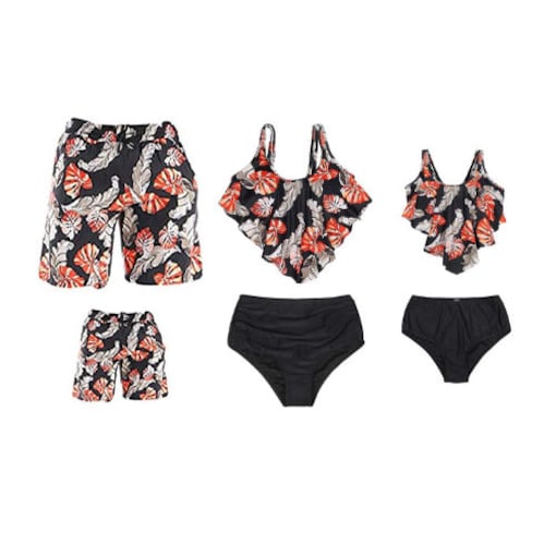 Shop Aoao Matching Swim Wear Set for Men