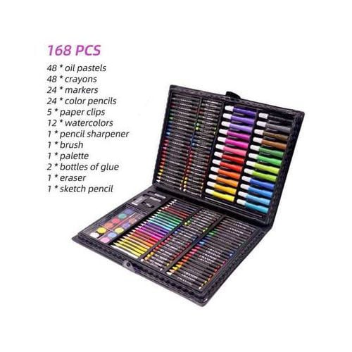 Shop Generic Art Drawing Set For Kids, Multicolour - Set of 168pcs