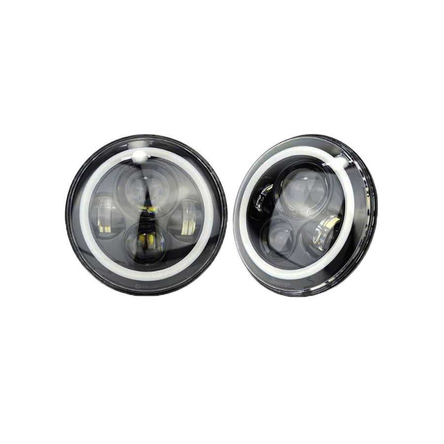 Shop Tobys Toby'S Pair Of Signal Halo Angle Led Headlight For 97-15 Jeep  Wrangler | Dragon Mart UAE