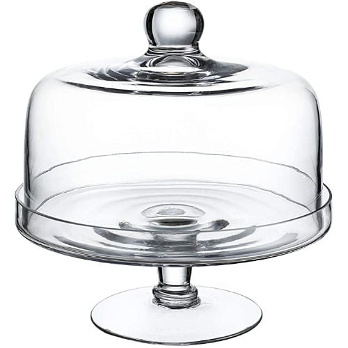 Buy Utsav Green Brass Cake Stand with Glass Cloche Online in India at Best  Price - Modern Bakeware - Furniture - Wooden Street Product