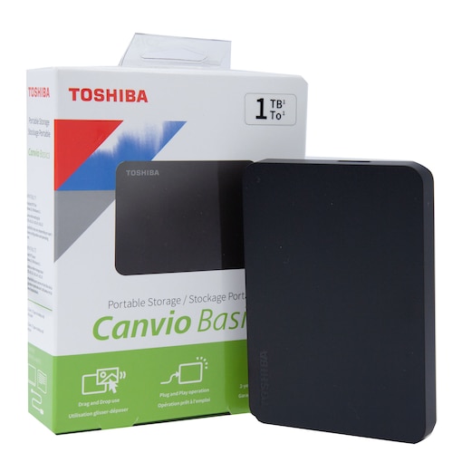  Toshiba Canvio Plus 1 TB USB 3.0 Portable External