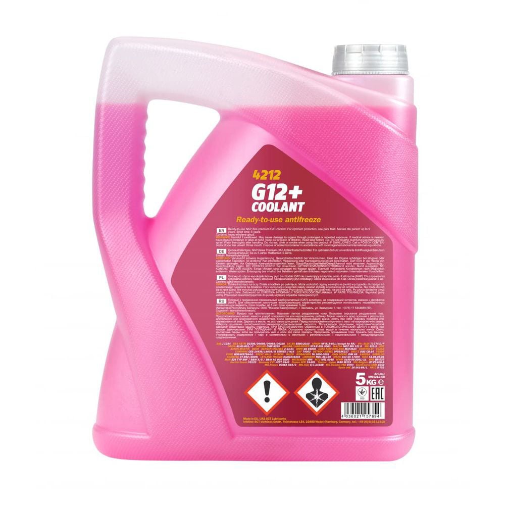 REFRIGERANTE ROSA COOLANT G12 MANNOL – Distribuidora La Marca