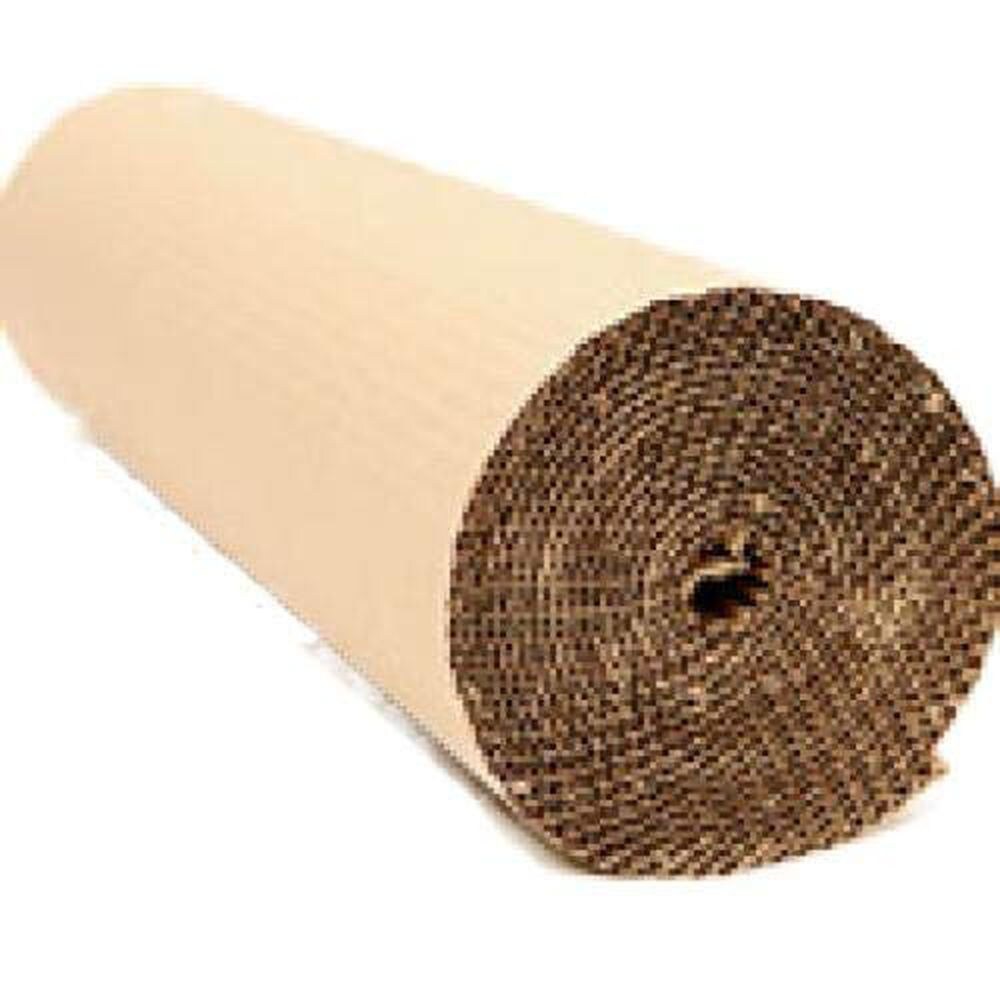 Shop Ma Fra 2 Ply Corrugated Cardboard Roll, 1.3m - Brown
