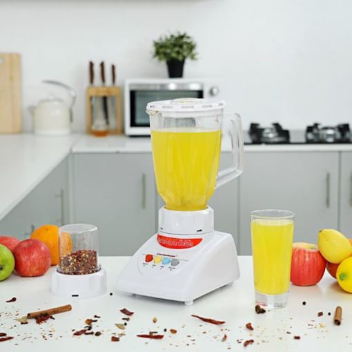 Geepas GSB44027 15L 400W Electric Blender Smoothie Maker White