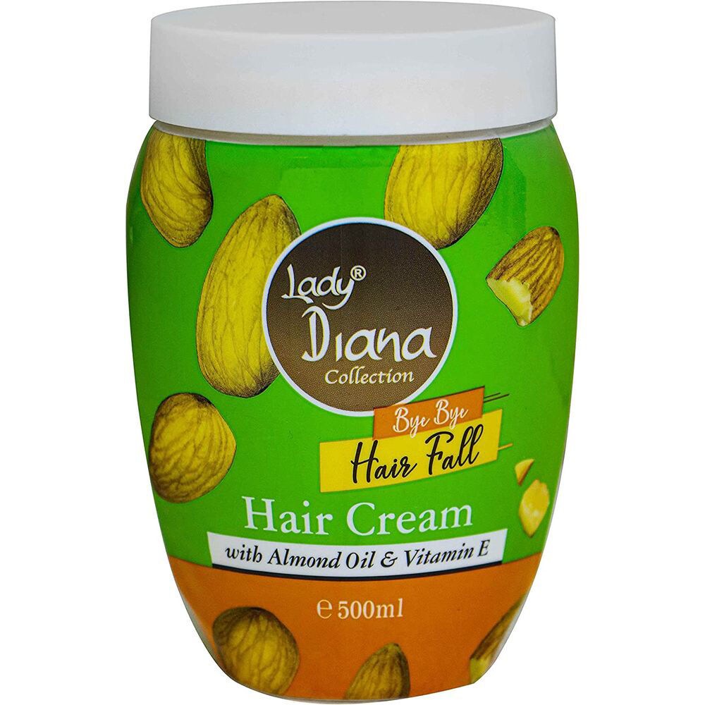 Shop Lady Diana Hair Cream, Almond, 500 ml | Dragon Mart UAE