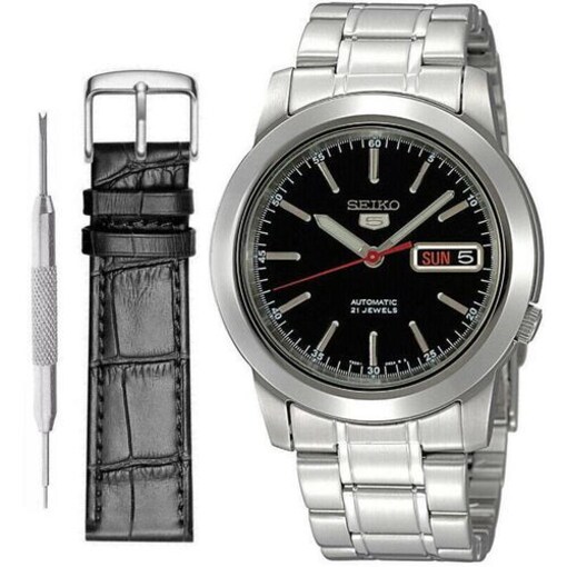 Shop Seiko Men's 5 Automatic Day-Date Style Steel Watch SNKE53K1 | Dragon  Mart UAE