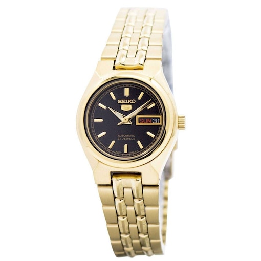 Shop Seiko Women's Watch 5 Automatic 21 Jewels, SYMA06K1 | Dragon Mart UAE