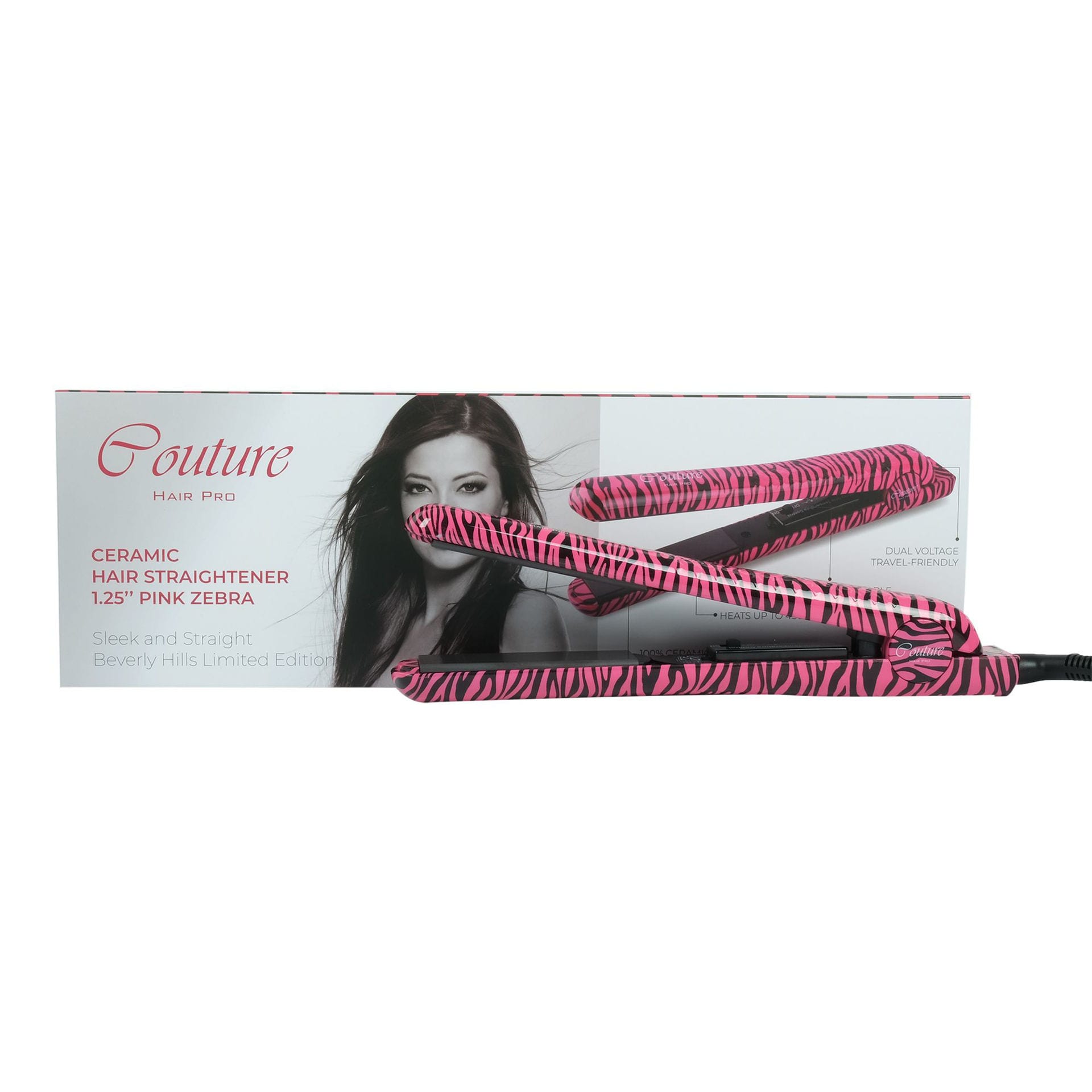 Classic Hair Straightener - Pink Zebra – ProCabello