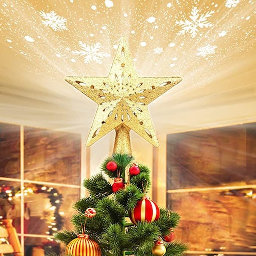 Glitter Gold 3D Star Christmas Tree Topper + Reviews