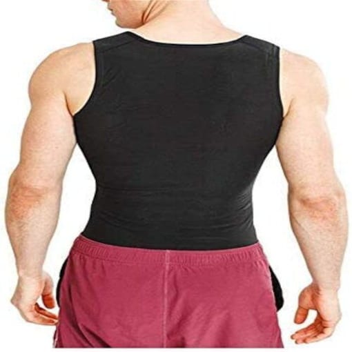 IFLOVE Men's Sweat Vest Sauna Suit Body Shaper Slimming Polymer Weight Loss  Workout Tank Top, Black, L-XL price in UAE,  UAE