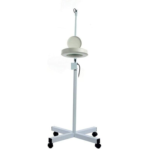 Shop Jymeifad Magnifier Lamp 5 Diopter Lens Magnifying Light Floor Stand  with Rolling Base