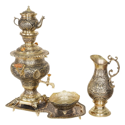 100 ml Decorative Gold Samovar : : Home