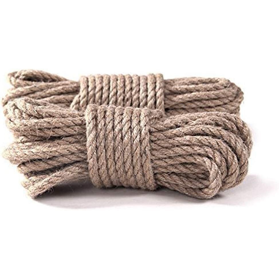 LYRWISHJD Hand-Woven Hemp Rope Nets 6mm Thick Jute Rope
