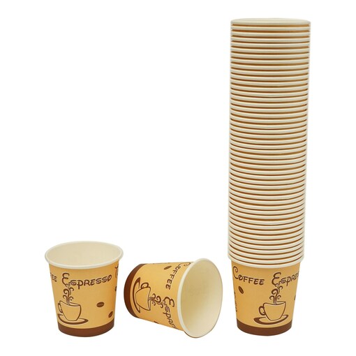 Shop IDEAL PACK Ideal Pack Eco Paper Cup, 6oz, Pack of 50pcs, Brown